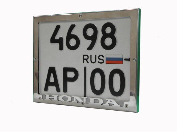 Рамка для номера мотоцикла Honda