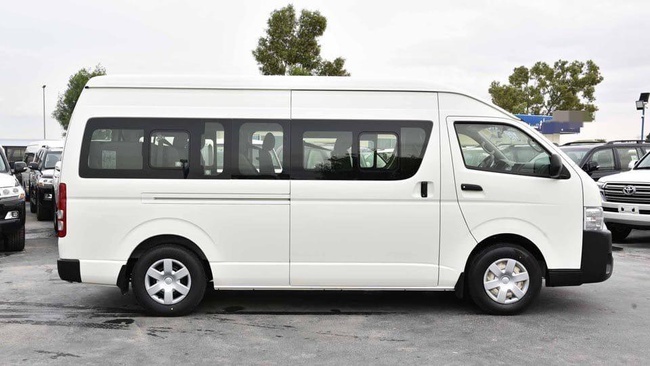 2019 Toyota Hiace High-Roof White Bus