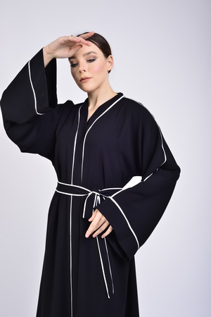 Black hijab abaya