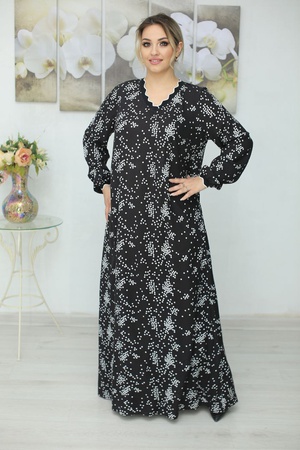 Платье трапеция  "зигзаг"