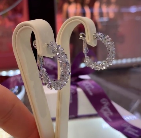 Серьги из кристаллов Swarovski