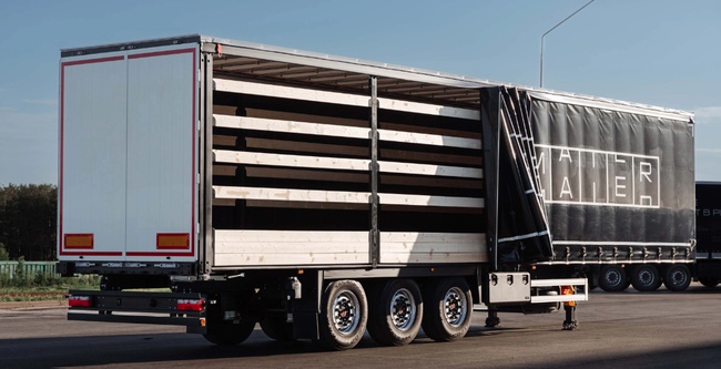 Полуприцепы Шторные тентованные 92 куба