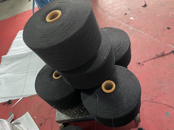 Karışımlı iplik 8nm (5ne) siyah Çin