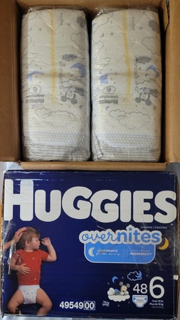 Детские подгузники Huggies Overnites Nighttime (размер 6)