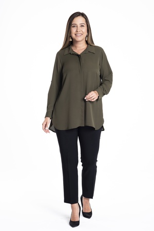 Классическая рубашка большого размера