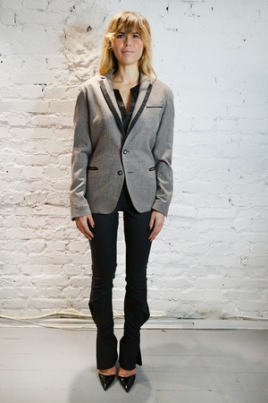 Siyah parçalı ceket