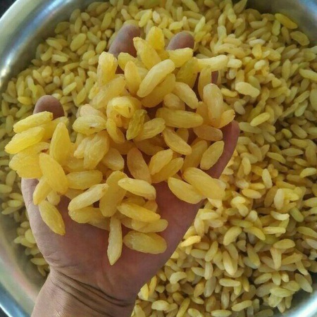 Изюм желтый жамбо. Экспорт из Узбекистана