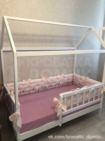 Кровать-домик "Ницца" Сингл (с ящиками)