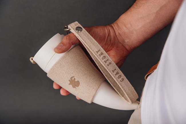 Thermobecher &quot;Horn&quot; Hanf 350ml