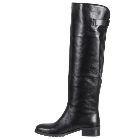 Женские ботфорты, натуральная кожа <G7058>