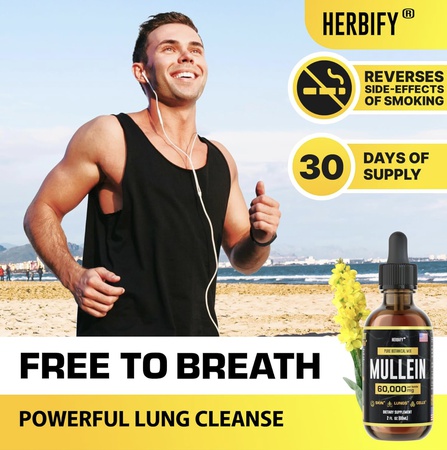 Экстракт коровяка, 2 унции настойки для здоровья органов дыхания, смесь листьев и цветков коровяка