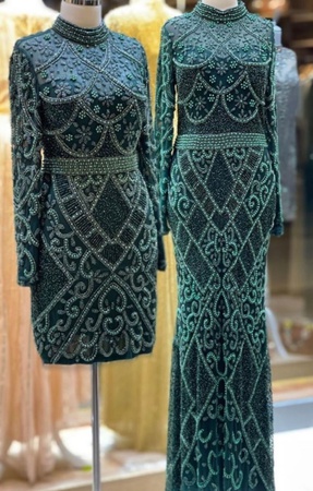 Вышитые эксцентричные и длинные платья