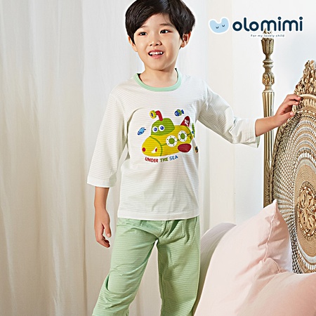 YENİ 20SS 3/4 kollu% 100 pamuklu jakar Nefes alabilir ve rahat - Denizin altına gidin