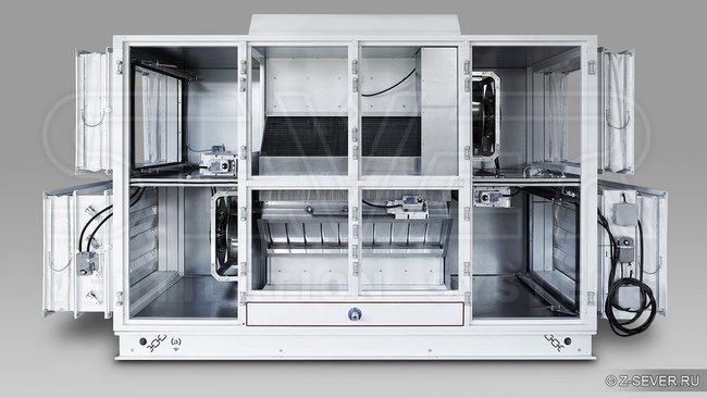 Установки приточно-вытяжные для систем общеобменной вентиляции