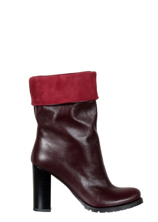 Women&#39;s ankle boots, genuine leather<G807>
