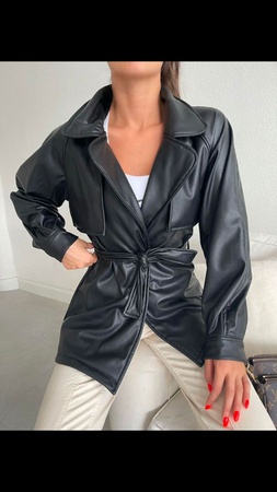 Кожаный пиджак