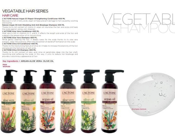 L'ACTONE VEGATABLE HAIR  SERIES  400ML