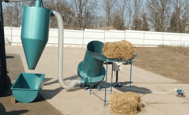 Измельчитель сена промышленный 380 В, 18,5 кВт (сенорезка, сеноизмельчитель, сенодробилка)