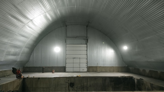 Арочный каркасный ангар 1000 кв.м. под производство  в Саратовской области