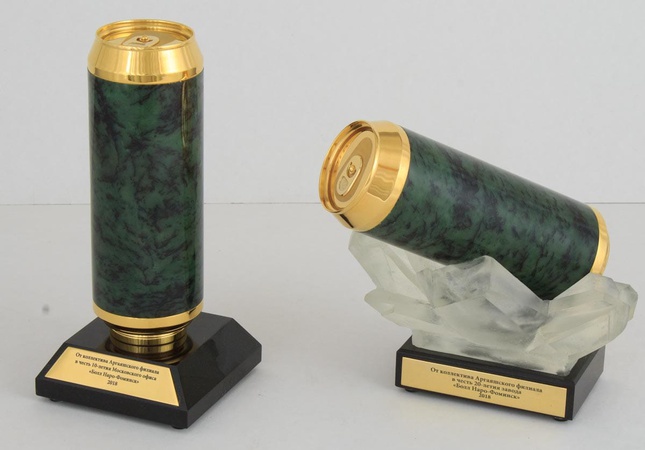 Сувенир нефритовая банка