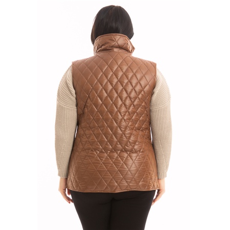 Büyük Beden Kapitone Yelek