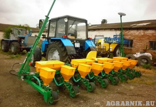 Сеялка пропашная МС-8 эжектор без туков