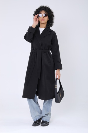 Пальто-халат осень-весна демисезонный