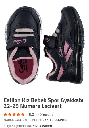 Çocuk ayakkabıları