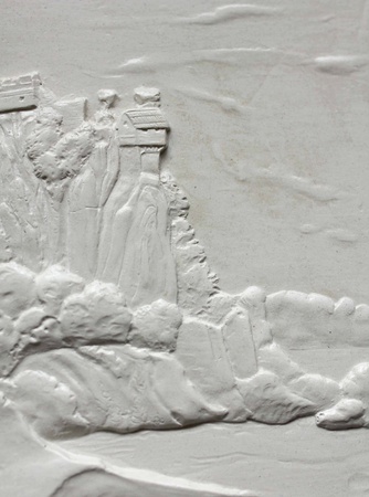 Рельефная 3D-картина, по мотивам рисунка Альбрехта Дюрера