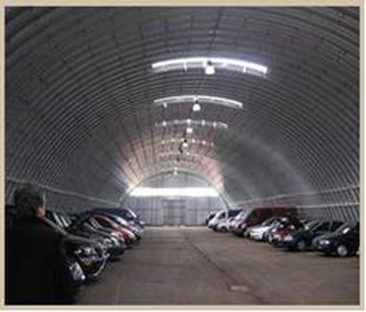 Бескаркасные ангары