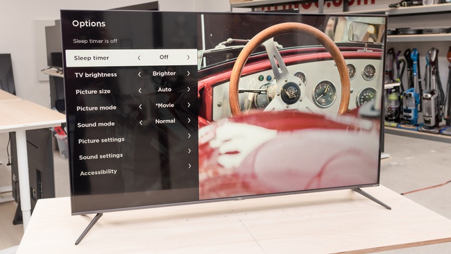 TCL 6 Series 65-in (R648) QLED HDR TV 8K Smart Control Roku TV