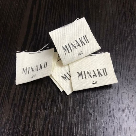 Labels, components, labels, sizes, tags, nameplates, seals (locks), bags, sewn-in labels