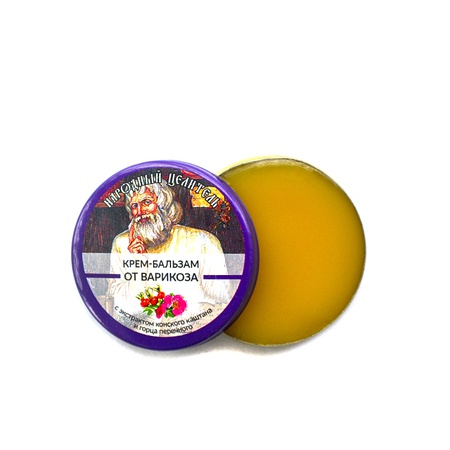 Varisli damarlar için krem-balsam Doğal baz