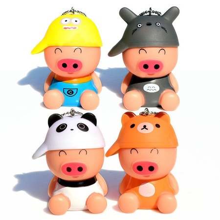 Брелок "Поросенок в кепке"