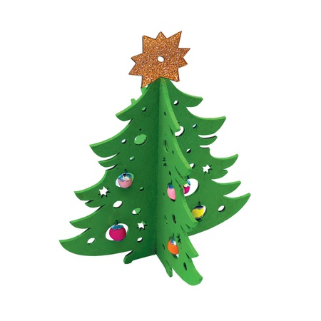 Yaratıcılık için ayarla Noel ağacı