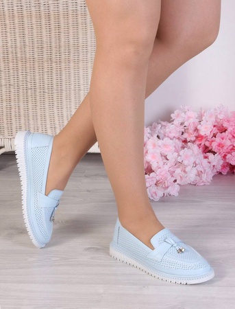 Туфли закрытые женские из кожи.