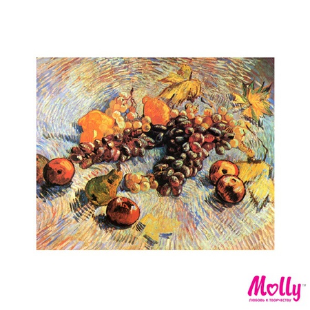 Paint by number Van Gogh. Still life with apples and