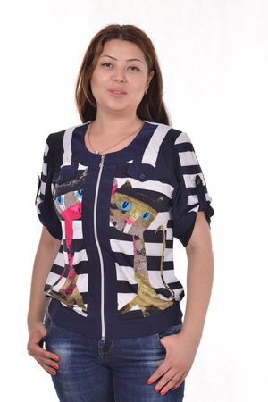 блузка-кошка