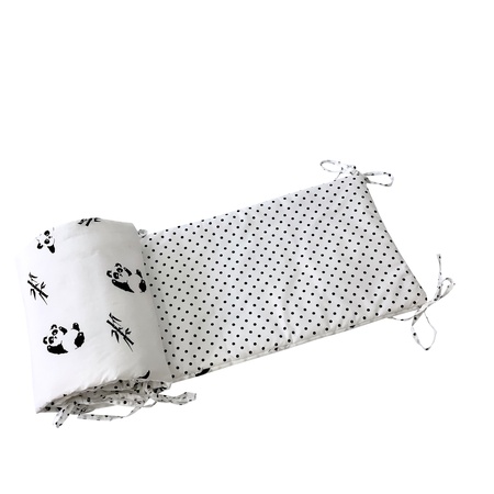 Бампер для детской кроватки Panda