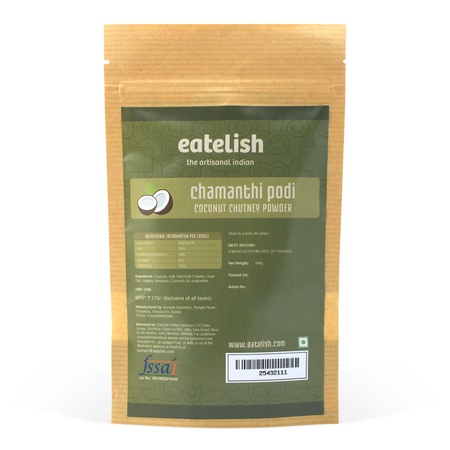 Hindistan Cevizi Hint Turşusu Tozu (Chammanthi Podi)