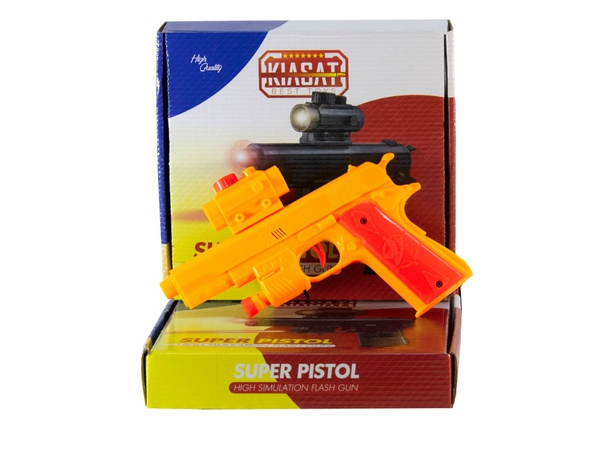 带聚光红外激光的音乐玩具枪