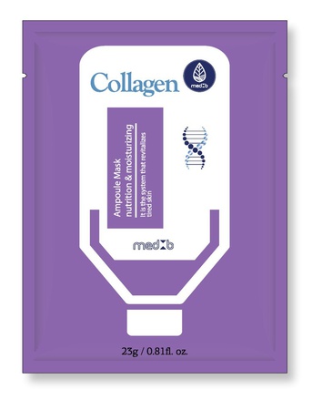 Тканевая маска-ампула с коллагеном MED B Collagen Ampoule Active Mask, 23 г