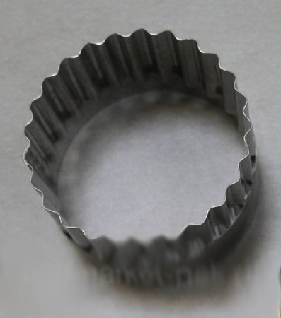 Nibbling HALKASI oluklu 110 mm paslanmaz çelikten sapsız