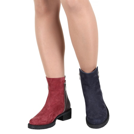 Женские ботинки, натуральные кожа, нубук <G5716>