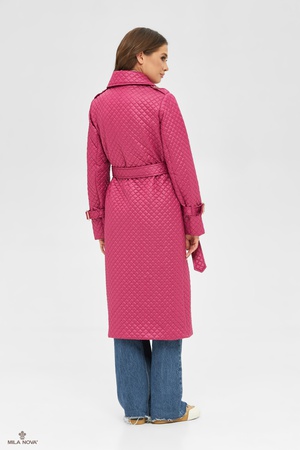 MILA NOVA COAT PV-236 RASPBERRY
