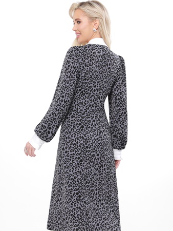 Yakalı ofis elbisesi