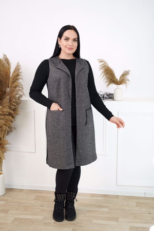 Жилет из трикотажа