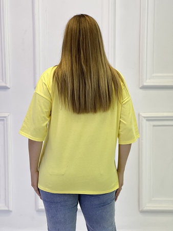 Футболка 013 светло- желтый
