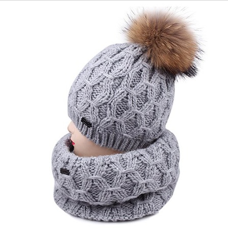 Kadın seti Şapka + Snood