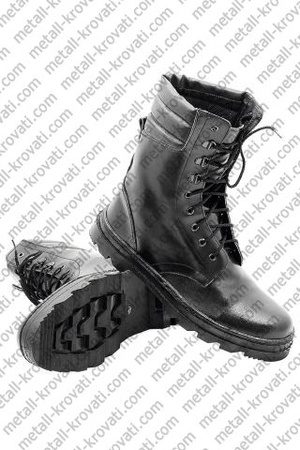 Ботинки с мехом цвет – черный